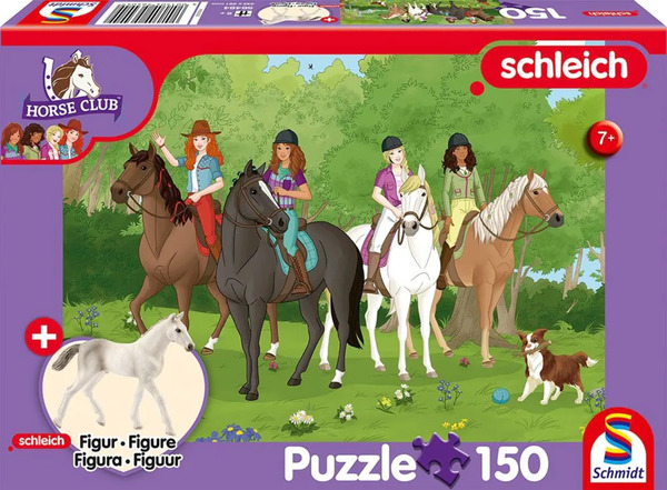 Bild 1 von Schmidt Spiele Horse Club - Club Holstein Fohlen Kinderpuzzle mit Add-on