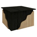 Bild 1 von Couchtisch Baxley schwarz walnuss Nachbildung B/H/T: ca. 70x45x70 cm