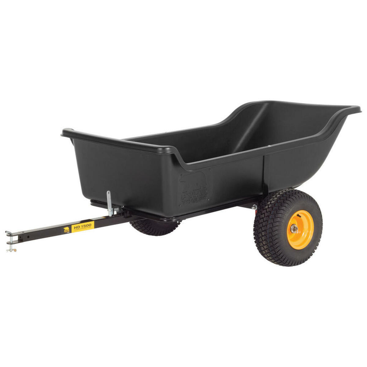 Bild 1 von Polar Anhänger Trailer schwarz Stahl B/H/L: ca. 137x79x249 cm