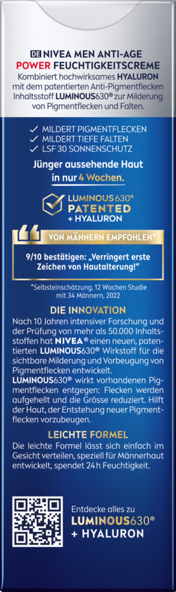 Bild 2 von NIVEA MEN Anti-Age Power Feuchtigkeitscreme 2in1 LSF 30
