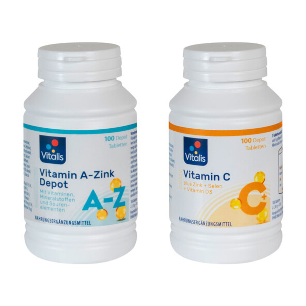 Bild 1 von Vitamin C und Vitamin A-Z Depottabletten im Bundle