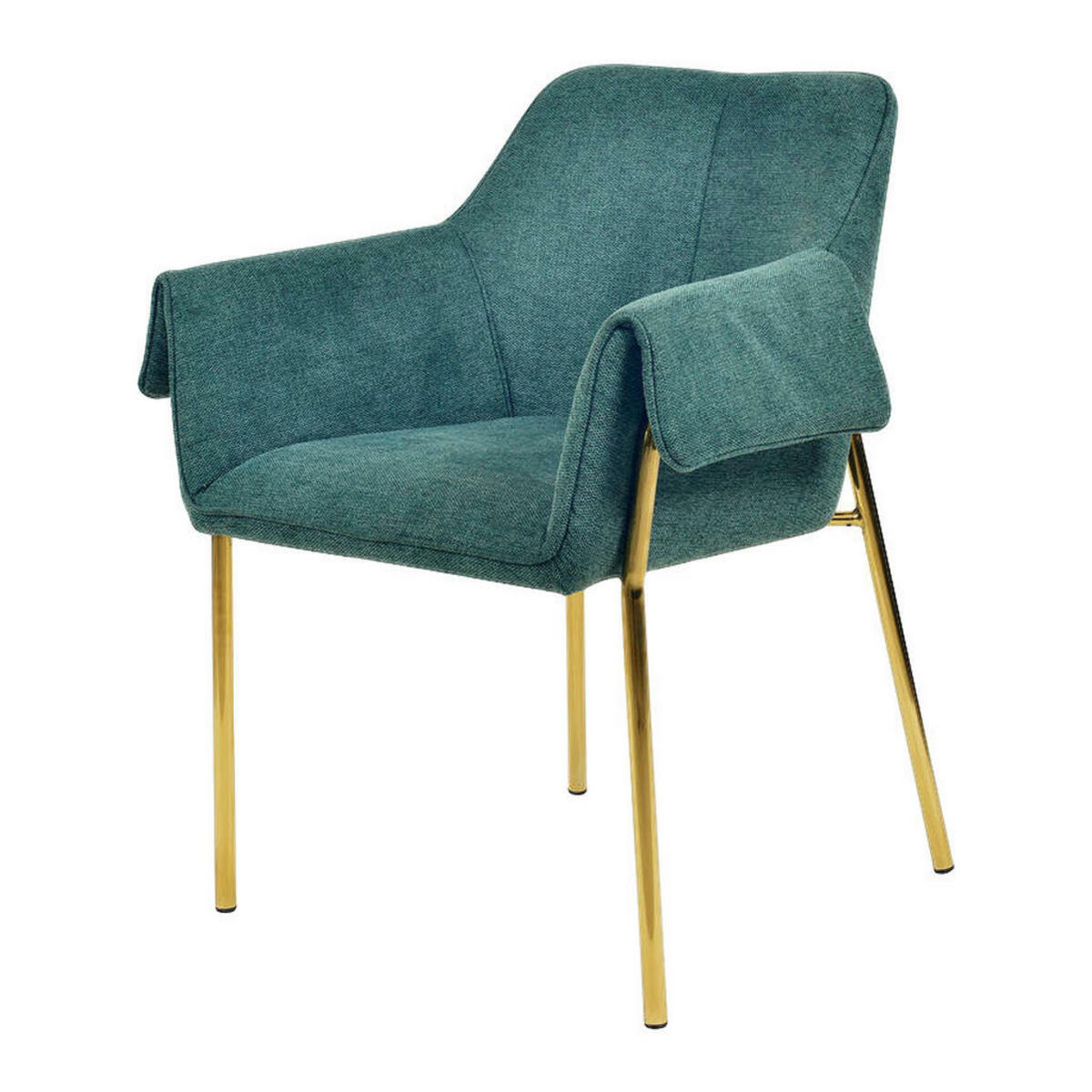 Bild 1 von Stuhl Kelsey 101 dunkelgrün Microfaser B/H/T: ca. 69x82,5x60 cm