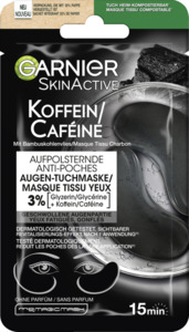Garnier SkinActive Koffein Augen-Tuchmaske