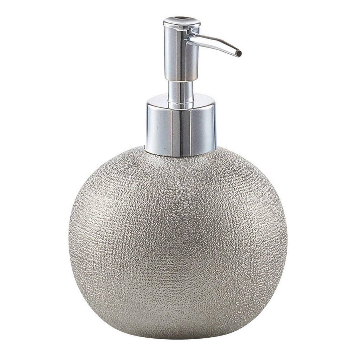 Bild 1 von Seifenspender Glitter silber Steinzeug B/H/L: ca. 10x15x10 cm