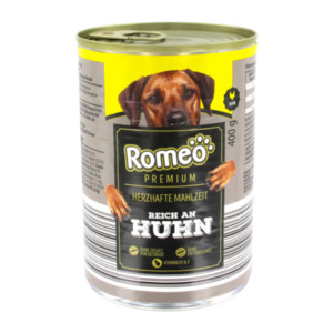 Premium Hunde-Nassfutter Huhn, 20 x 400 g
