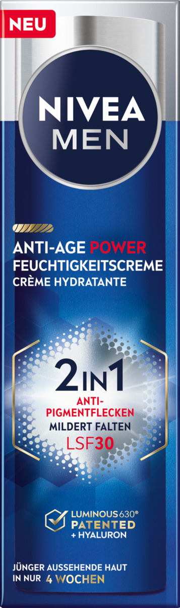 Bild 1 von NIVEA MEN Anti-Age Power Feuchtigkeitscreme 2in1 LSF 30