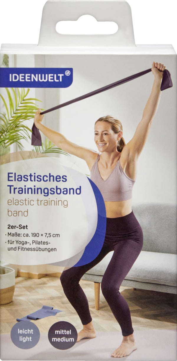 Bild 1 von IDEENWELT 2er Set Elastische Trainingsbänder