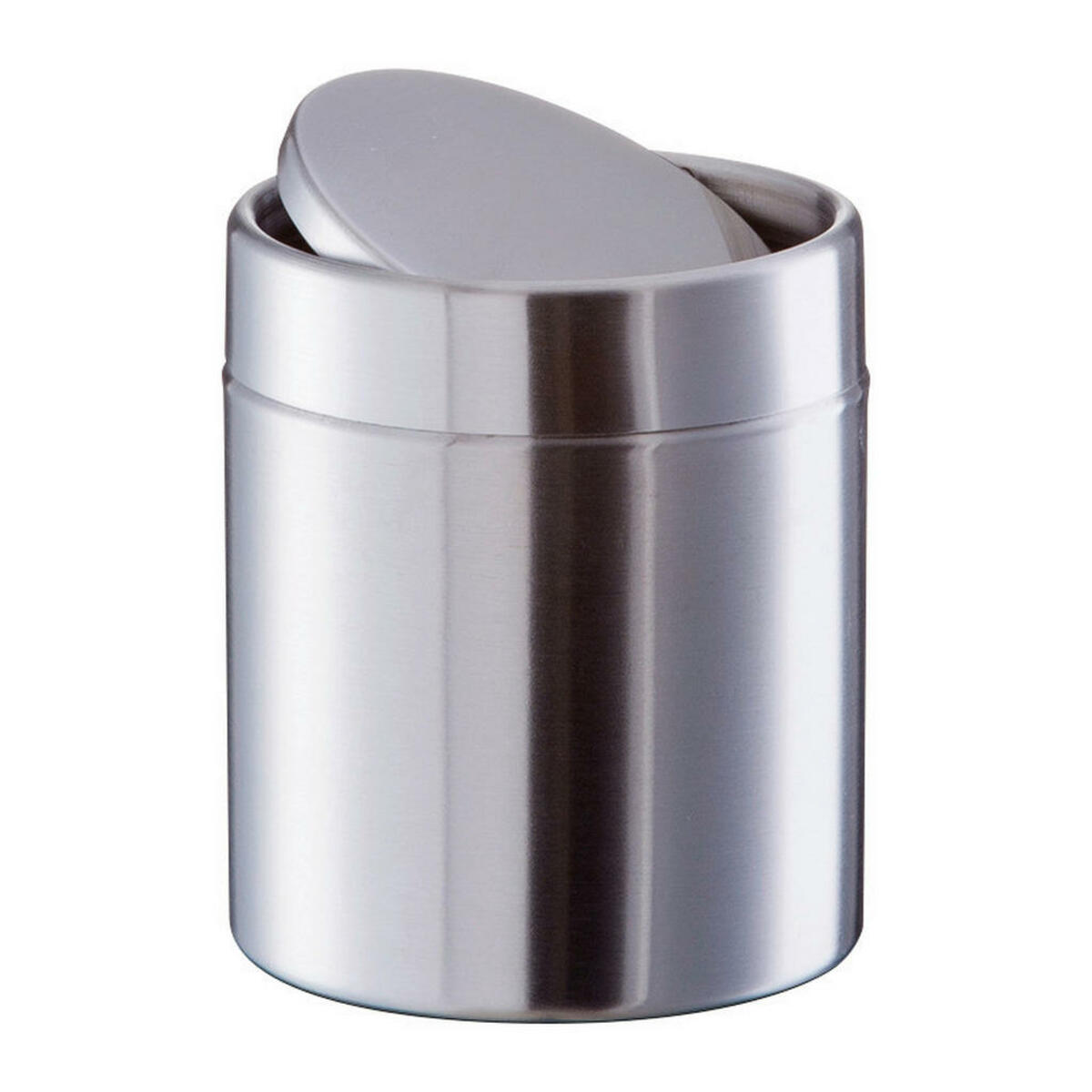 Bild 1 von Zeller Tischabfalleimer silber B/H/L: ca. 11,5x14x11,5 cm