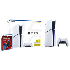 Playstation 5 Slim, inkl. Marvel Spiderman 2