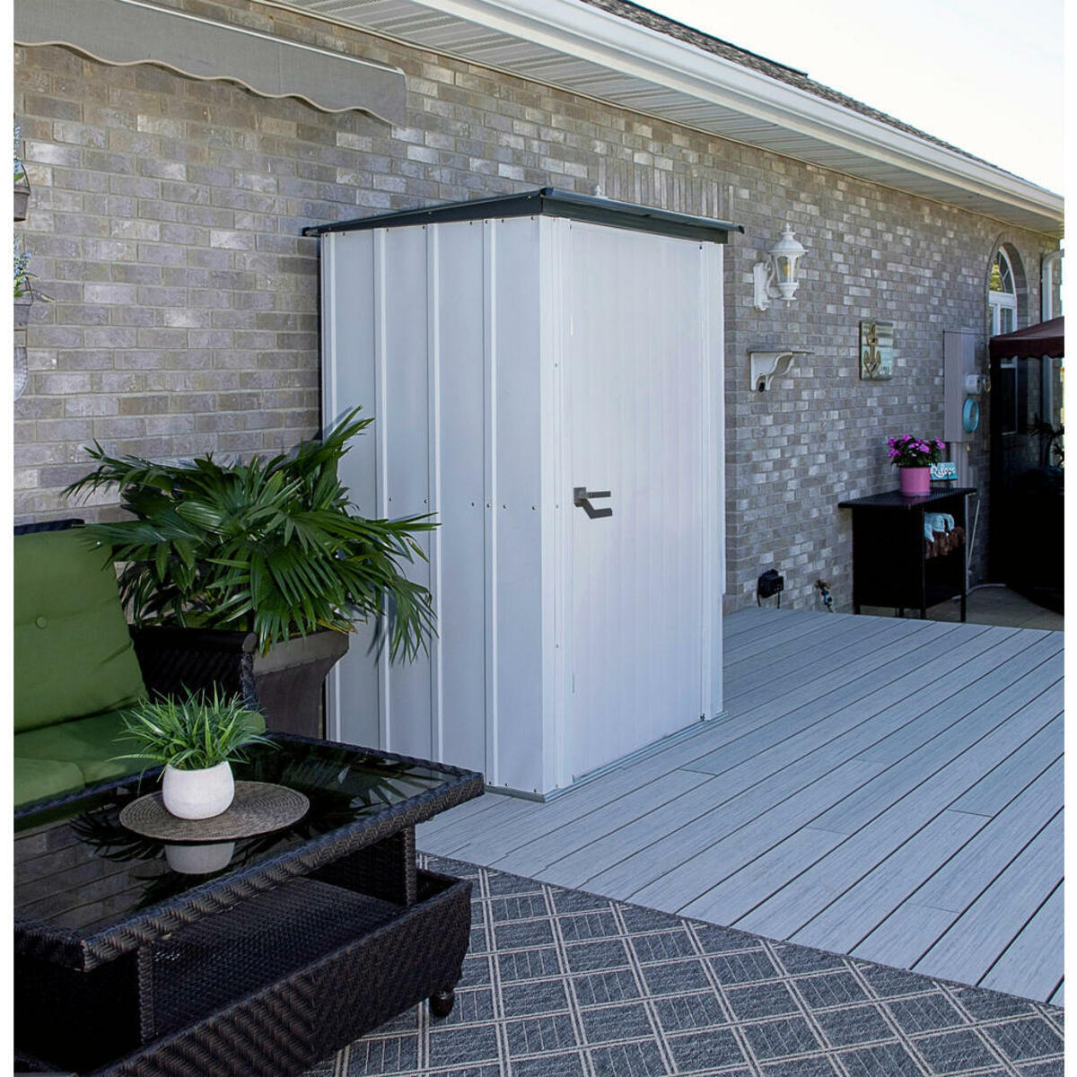 Bild 1 von Spacemaker Geräteschrank 4 x 3 Lichtgrau B/H/L: ca. 139x188,5x99,5 cm