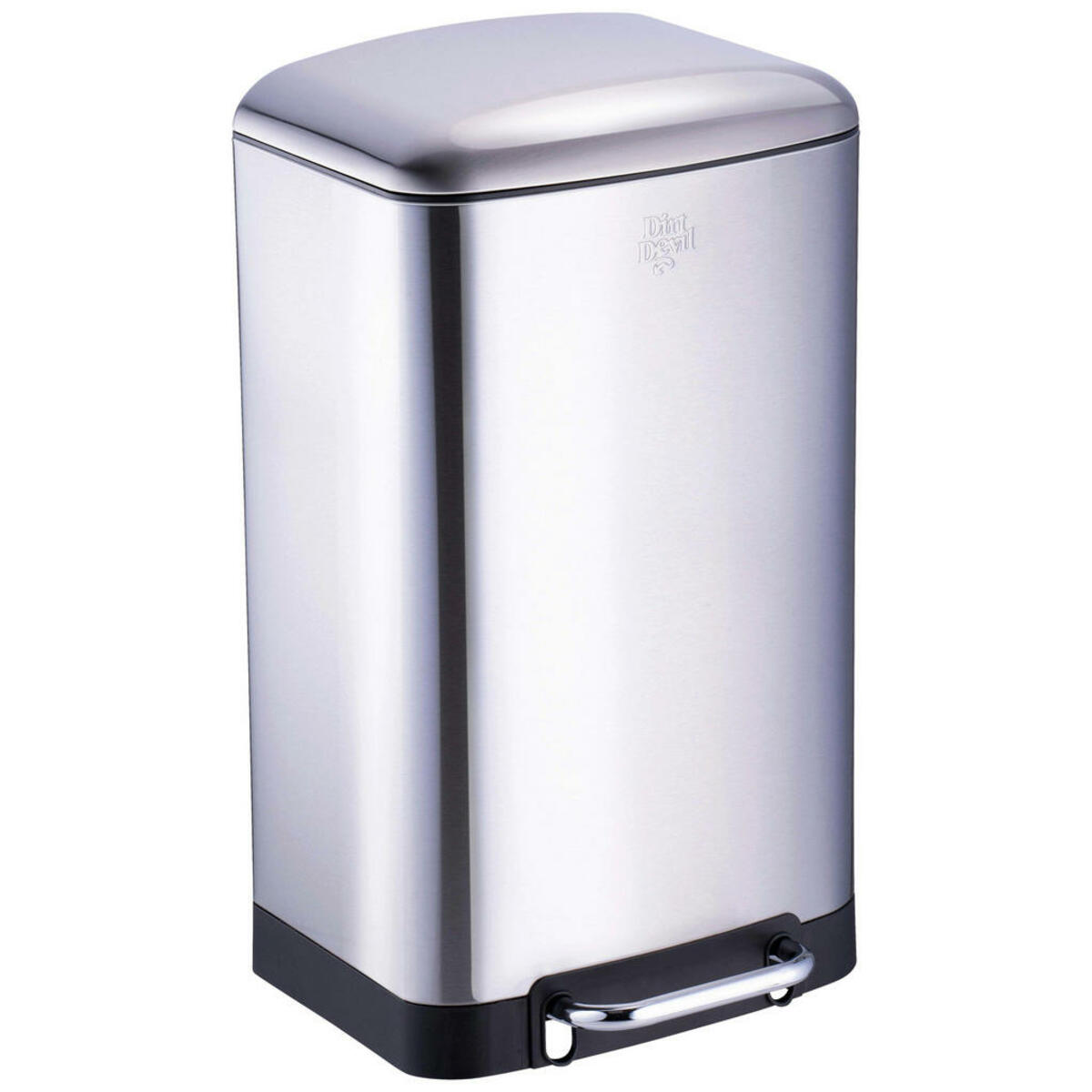 Bild 1 von Dirt Devil Treteimer silber Edelstahl B/H/T: ca. 34,5x61,5x32,5 cm