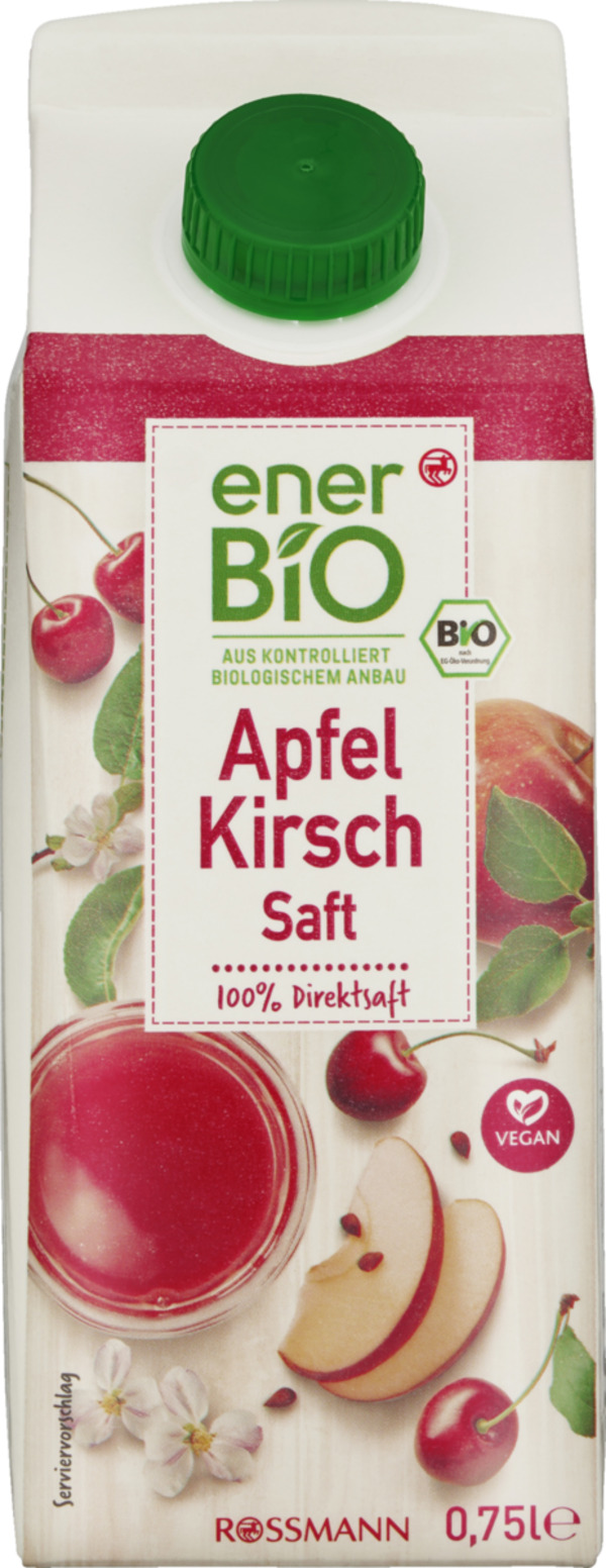 Bild 1 von enerBiO Apfel Kirsch Saft