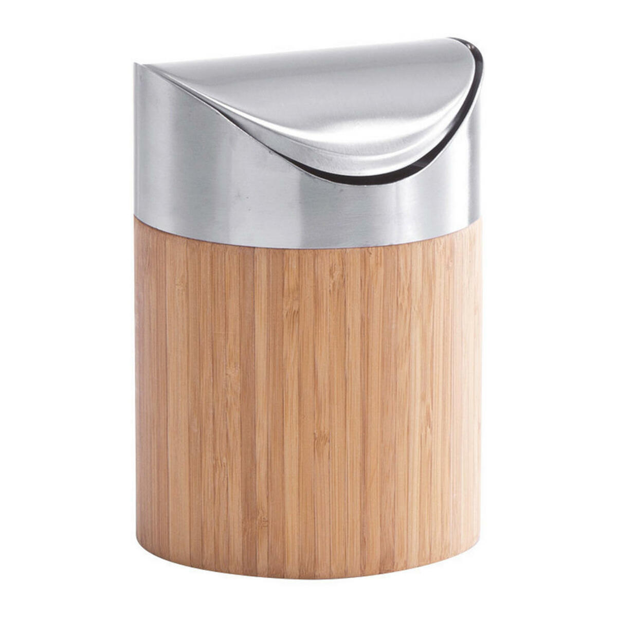 Bild 1 von Zeller Tischabfalleimer silber B/H/L: ca. 12x17x12 cm