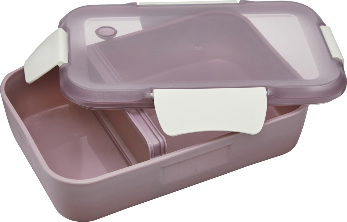 Bild 1 von IDEENWELT Lunchbox ,,to go'' mauve