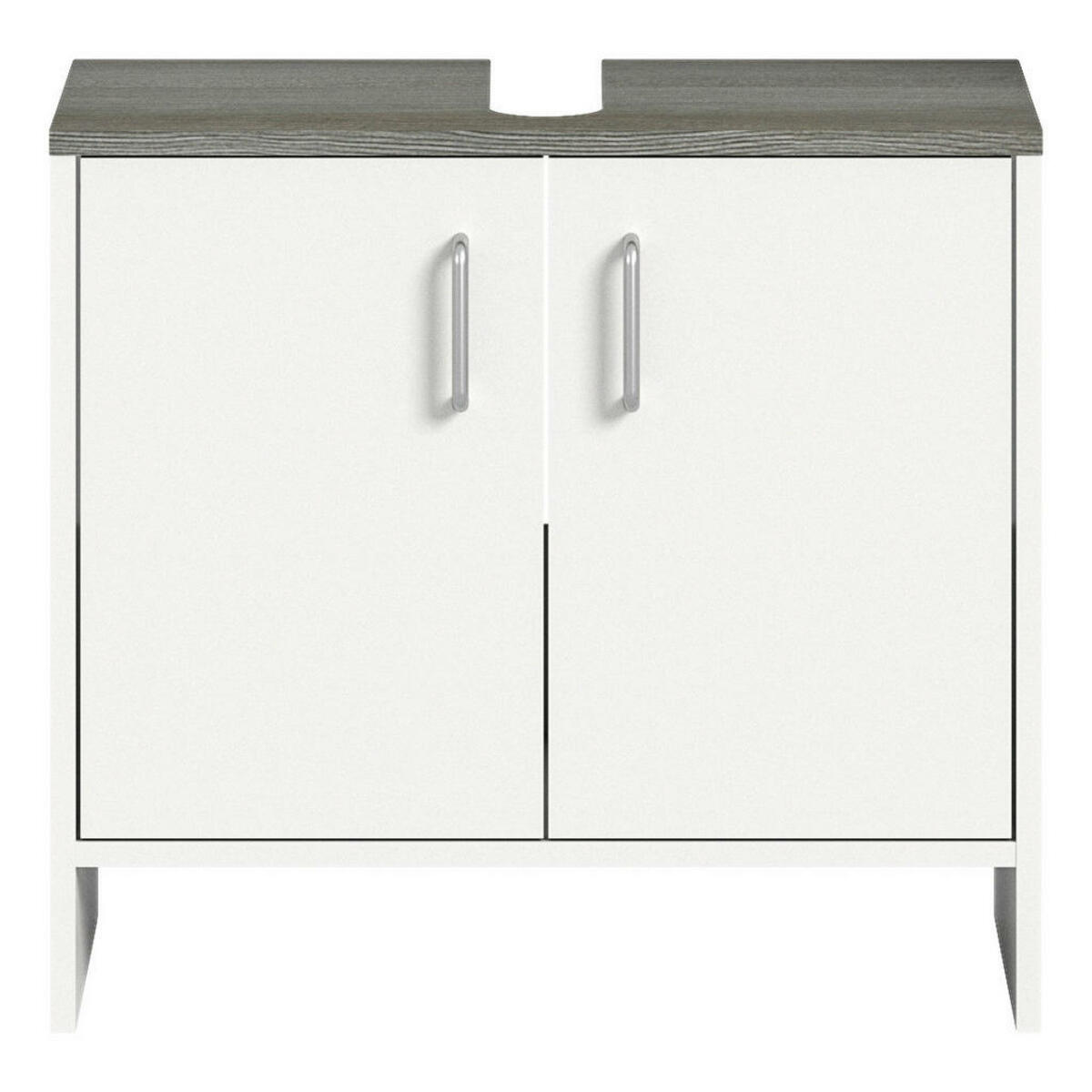 Bild 1 von Waschbeckenunterschrank LOS ANGELES weiß B/H/T: ca. 60x55x28 cm