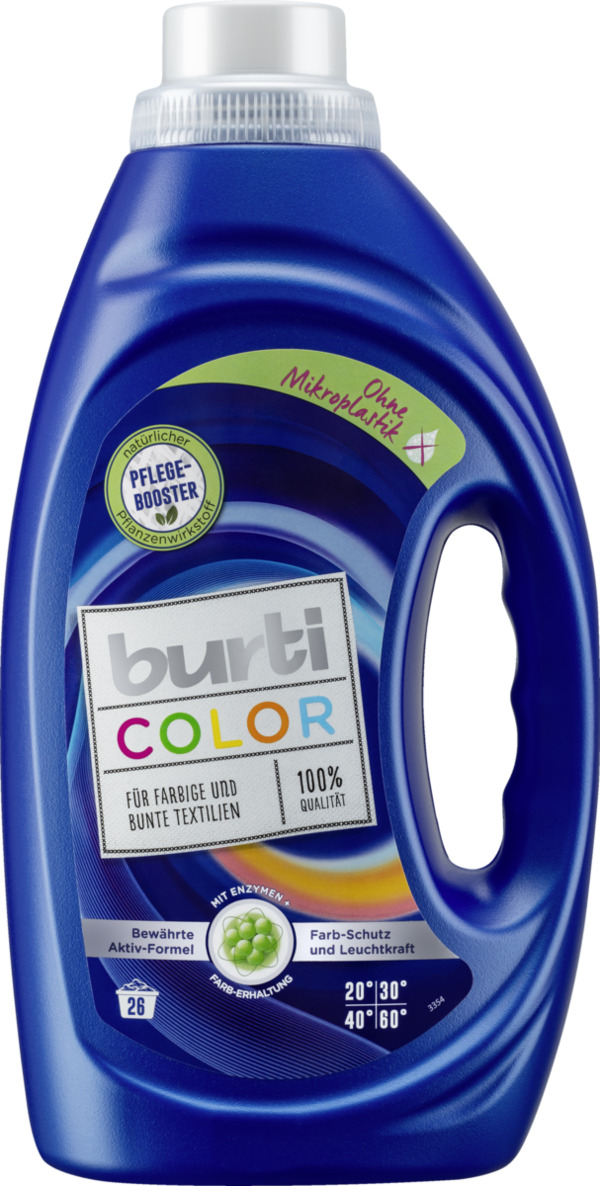 Bild 1 von burti COLOR Flüssig-Colorwaschmittel 26 WL 0.12 EUR/1 WL