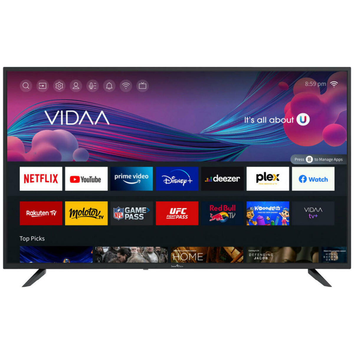 Bild 1 von Smart Tech LED-TV 55UV10T1 55 Zoll Diagonale ca. 139 cm