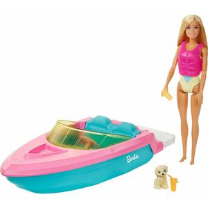 Barbie Mattel GRG30  Boot mit Puppe