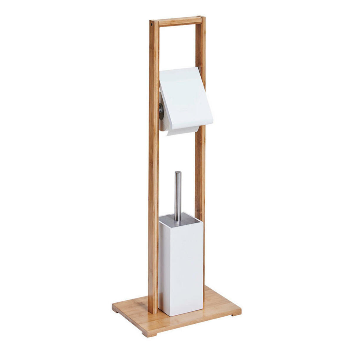 Bild 1 von WC-Garnitur weiß natur Bambus