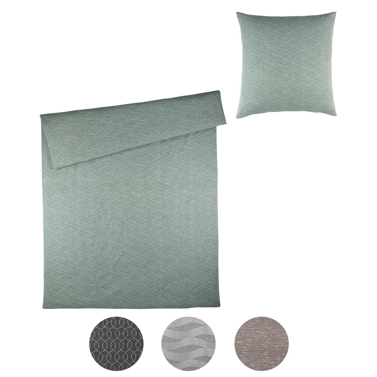 Bild 1 von NOVITESSE Biber-Bettwäsche Komfortgröße