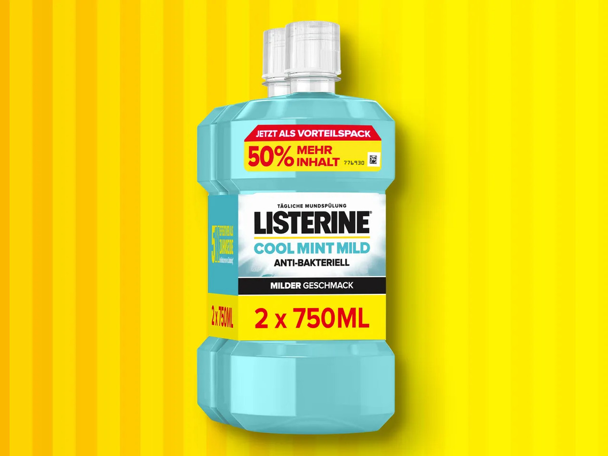 Bild 1 von Listerine Mundspülung, 
         2x 750 ml