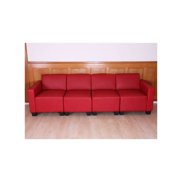 Bild 1 von Modular 4-Sitzer Sofa Couch Moncalieri ~ rot