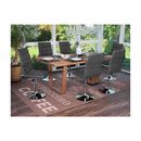 Bild 1 von 6er-Set Esszimmerstuhl MCW-C41, Stuhl Küchenstuhl, Stoff/Textil ~ hellgrau