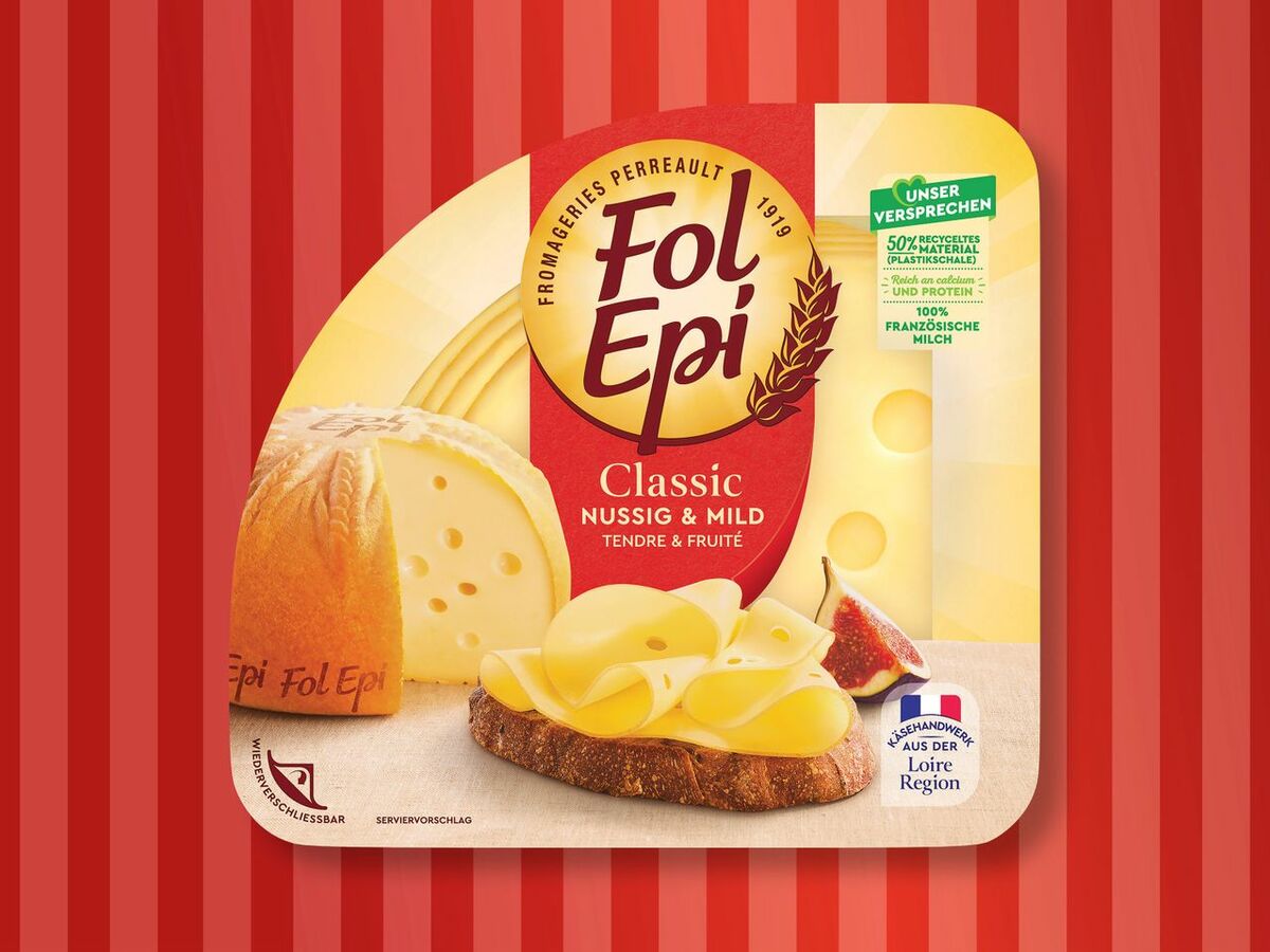 Bild 1 von Fol Epi Käsescheiben, 
         150/130/100/110 g