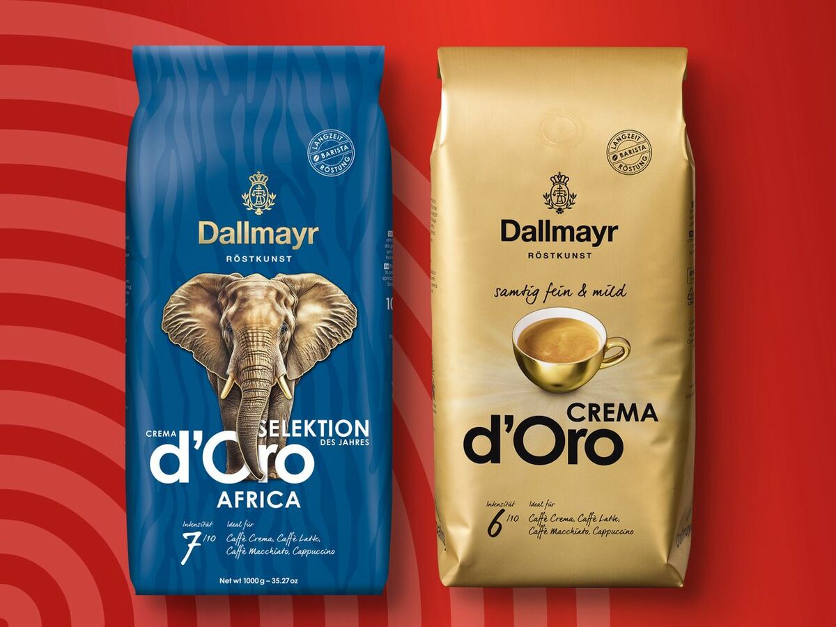 Bild 1 von Dallmayr Crema d’Oro ganze Bohnen, 
         1 kg
