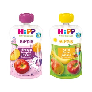 HIPP  HIPPIS FRUCHTQUETSCHEN versch. Sorten,  je 100-g-Pckg.,  Niedrigster Gesamtpreis der letzten 30 Tage: 0,99 €