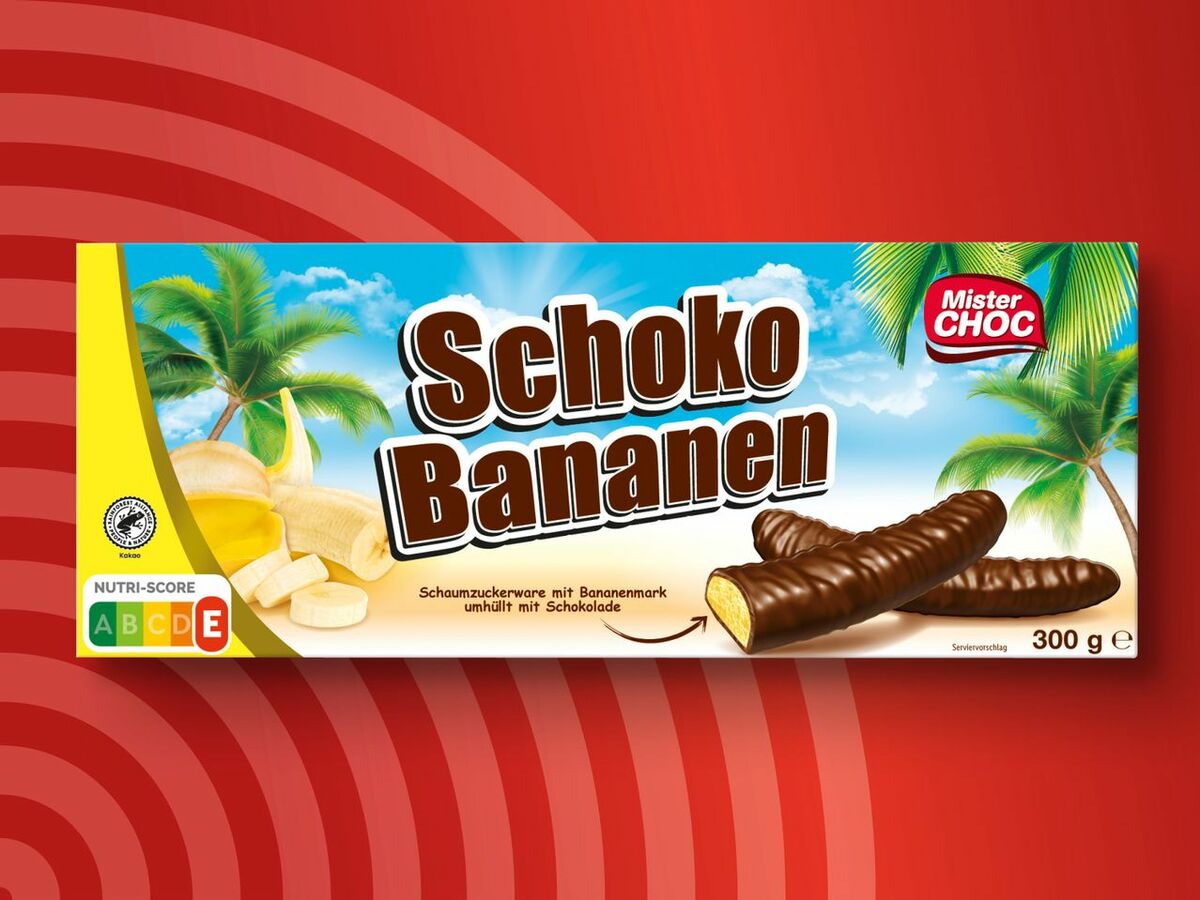 Bild 1 von Mister Choc Schoko Bananen, 
         300 g