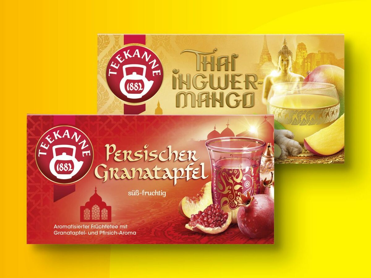 Bild 1 von Teekanne Ländertee, 
         20x 2,5/20x 2,25/20x 2/20x 1,75/20x 1,5 g