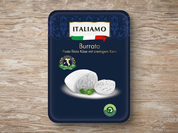 Italiamo Burrata, 200 g von für Lidl € 2,99 ansehen