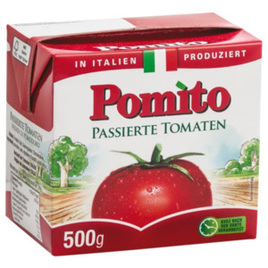 Pomito passierte Tomaten, stückige Tomaten oder Tomatenmark