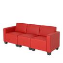 Bild 1 von Modular 3-Sitzer Sofa Moncalieri ~ rot