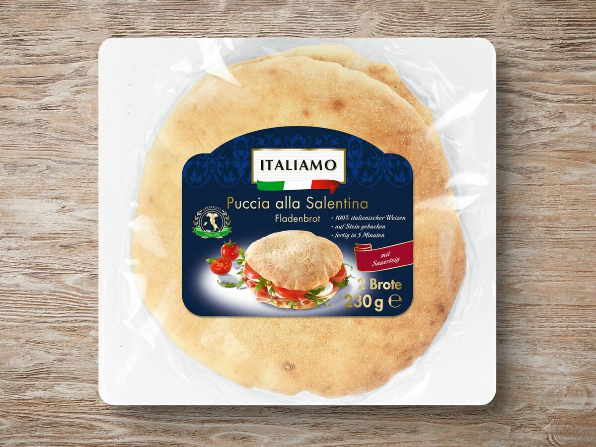 Bild 1 von Italiamo Puccia alla Salentina Fladenbrot, 
         2x 115 g