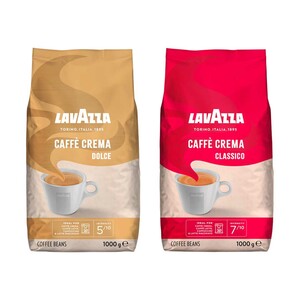 LAVAZZA CAFFÈ CREMA versch. Sorten, je 1000-g-Pckg.,  Niedrigster Gesamtpreis der letzten 30 Tage: 8,88 €