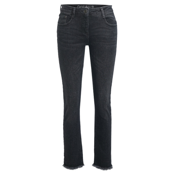 Bild 1 von Damen Straight-Jeans im 5-Pocket-Style DUNKELGRAU