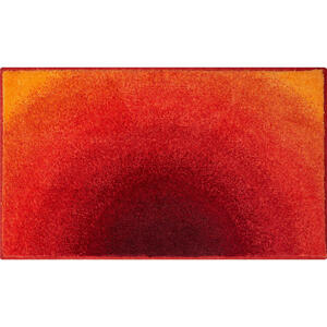 Grund Badteppich Sunshine, Orange, Textil, Abstraktes, rechteckig, 70 cm, Oeko-Tex® Standard 100, rutschfest, Badtextilien, Badematten