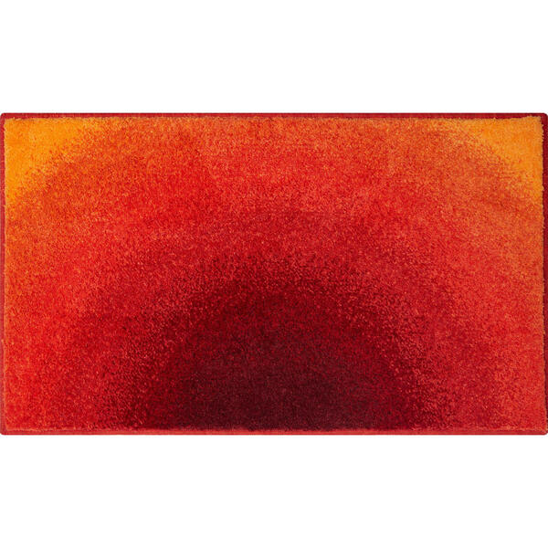 Bild 1 von Grund Badteppich Sunshine, Orange, Textil, Abstraktes, rechteckig, 70 cm, Oeko-Tex® Standard 100, rutschfest, Badtextilien, Badematten