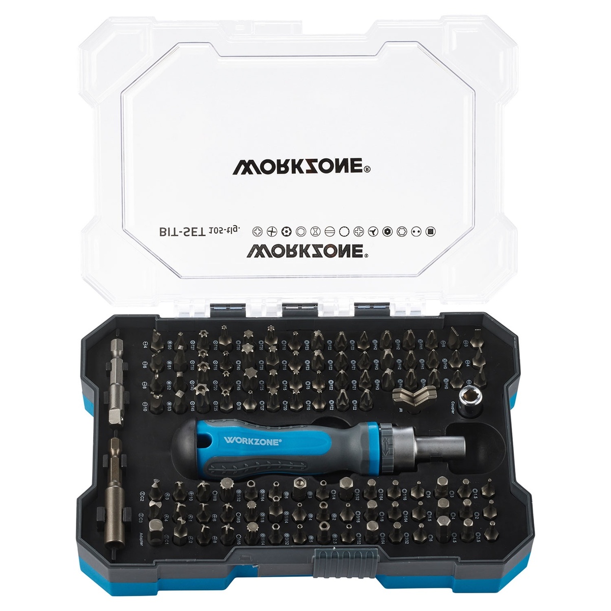 Bild 1 von WORKZONE Bit-Set, 105-tlg.