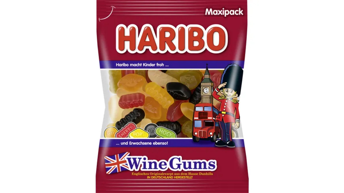 Bild 1 von Haribo Englisches Weingummi Wine Gums Maxipack
