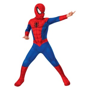 Spider-Man - Kost&uuml;m f&uuml;r Kinder - rot/blau - Gr&ouml;&szlig;e 110/116
