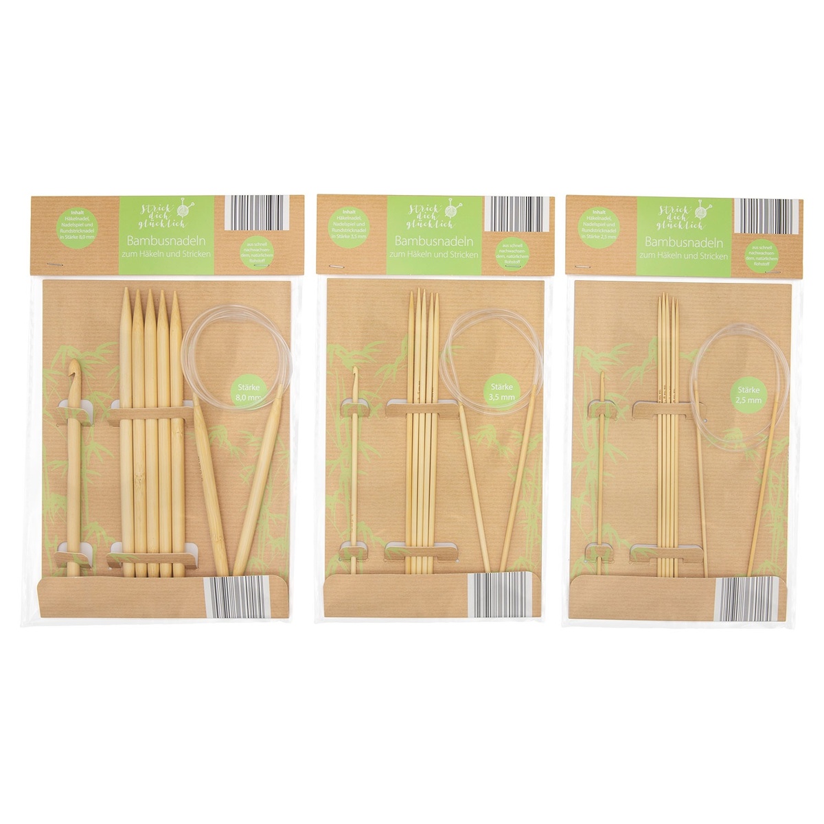 Bild 2 von STRICK’ DICH GLÜCKLICH/BASTEL’ DICH GLÜCKLICH Bambusnadel- oder Pompon-Maker-Set