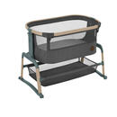 Bild 1 von Maxi-Cosi Beistellbett Iora Air, Dunkelgrau, Metall, 52.3x74.7x97 cm, Bezug abnehmbar, waschbar, Netzfenster, höhenverstellbar, Babymöbel, Babybetten