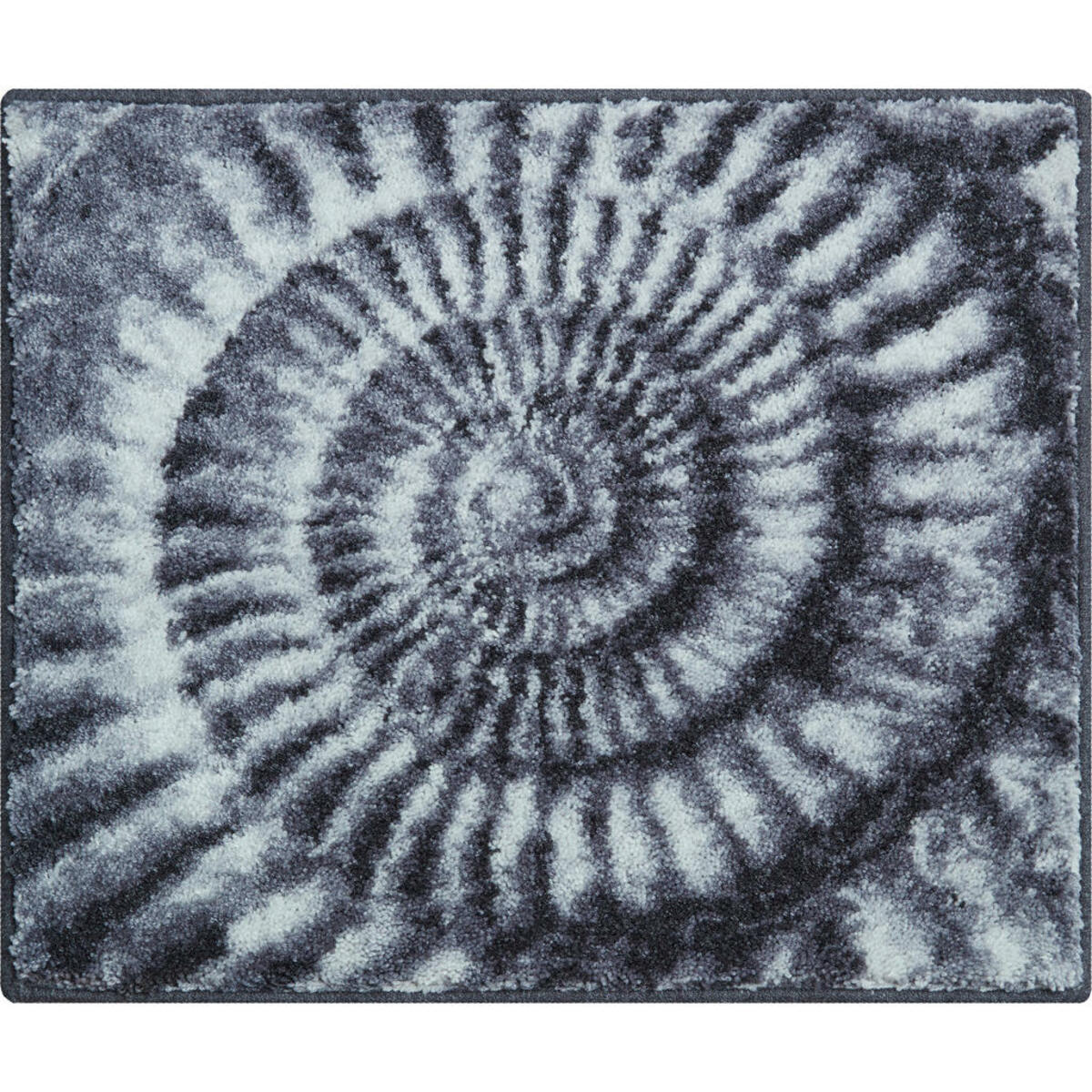 Bild 1 von Grund Bidet-Vorleger Ammona, Grau, Textil, Muschel, rechteckig, 50 cm, Oeko-Tex® Standard 100, rutschfest, Badtextilien, Badematten