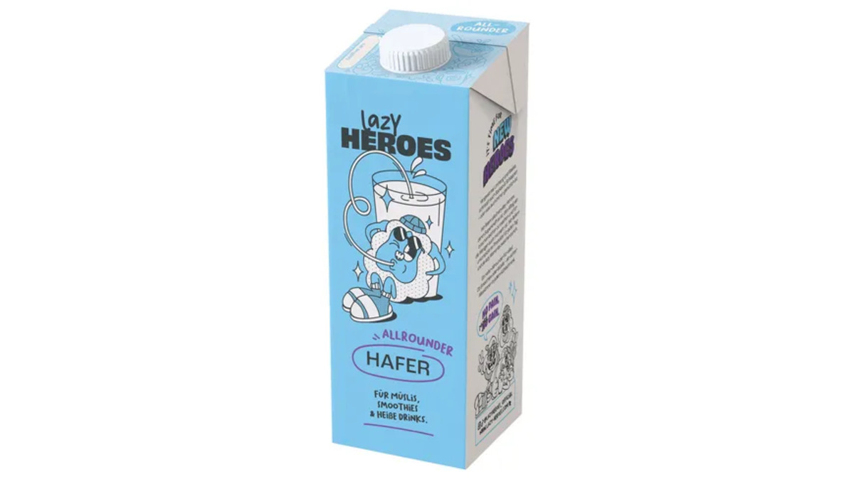 Bild 1 von LAZY HEROES Hafergetränk mit zugesetztem Calcium und Vitaminen