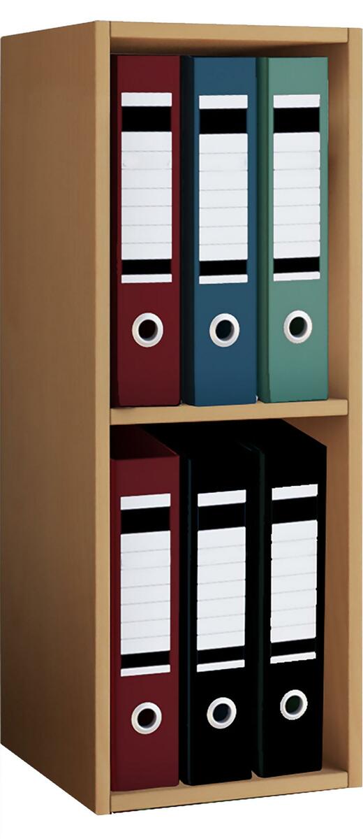 Bild 1 von Aktenregal ''Offas'', in Buchenfarben, 2-fach, Buchefarben