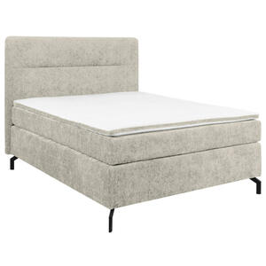 Esposa Boxspringbett, Beige, Textil, H2, Höhe ca. 17 cm, 140x200 cm, Stoffauswahl, Topper durchgehend, Matratze in verschiedenen Härtegraden erhältlich, Schlafzimmer, Betten, Boxspringbetten