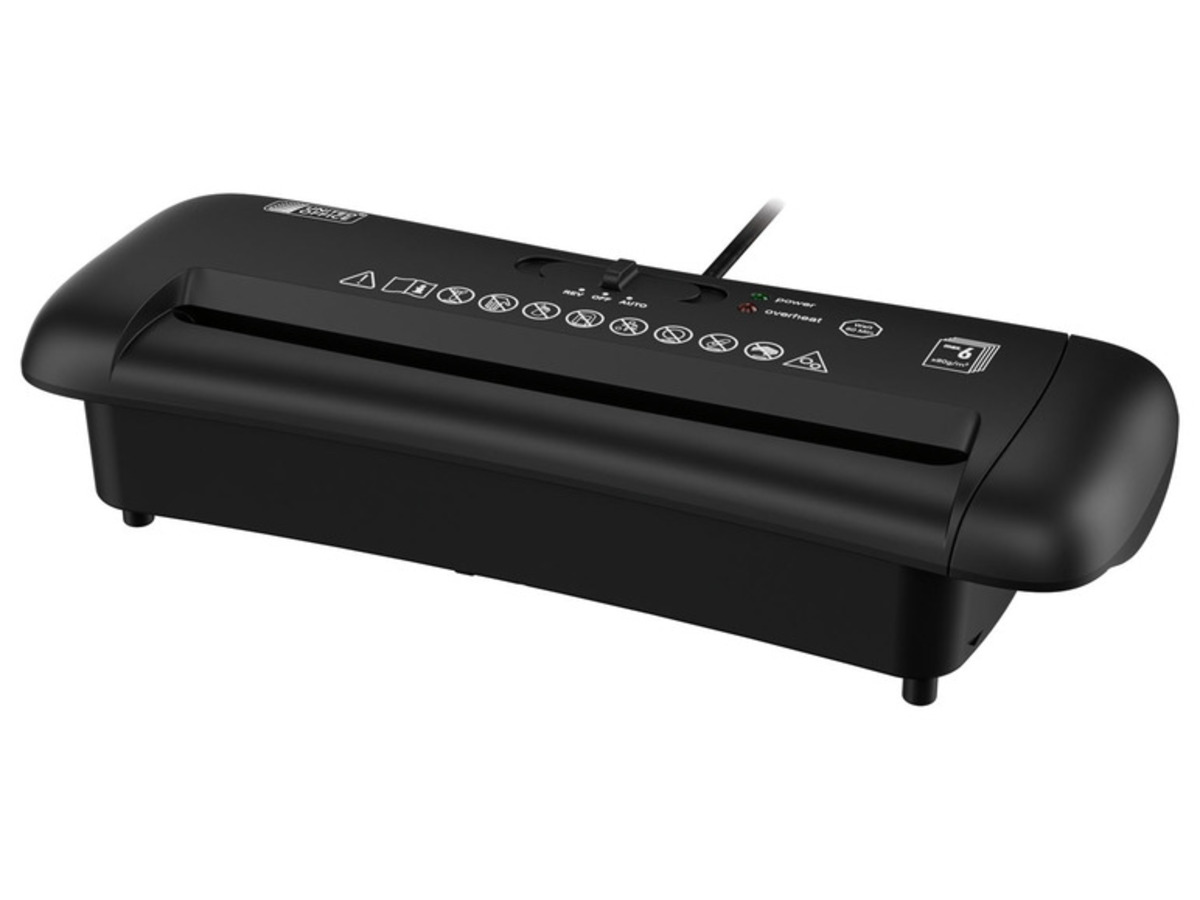 Bild 1 von UNITED OFFICE® Aufsatz-Aktenvernichter, mit Teleskoparm, 6 mm